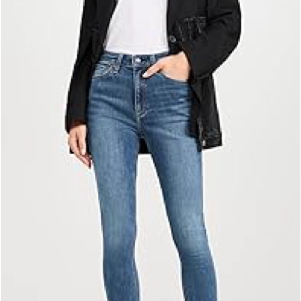 rag & bone Women's Blue Skinny Jeans